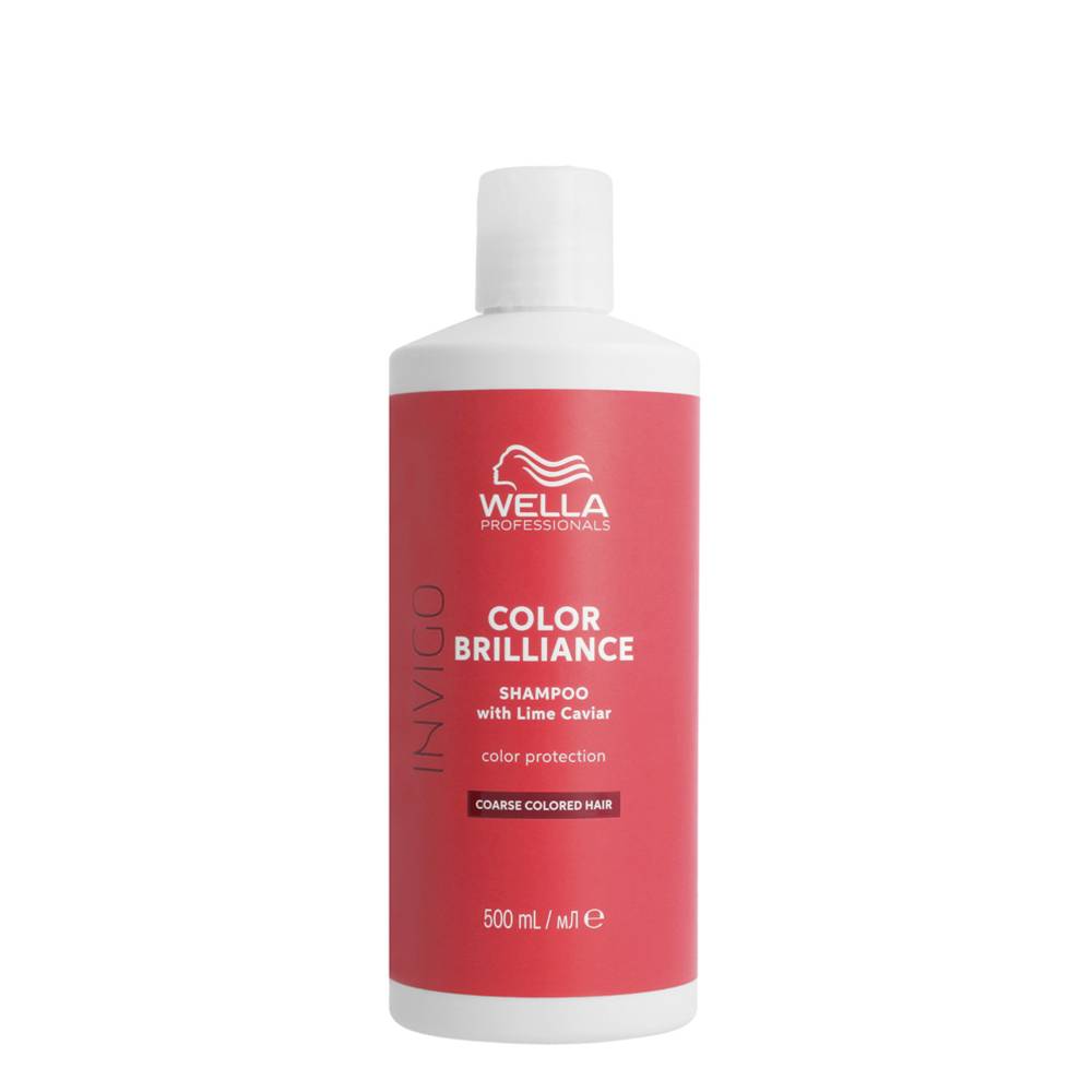 Wella Invigo Color Brilliance Shampoo Cabelo Grosso 500ml