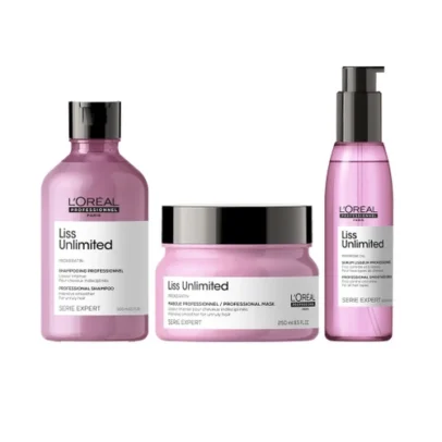 L'Oréal Liss Pack (Shampoo 300ml+Máscara 250ml+Sérum 125ml)