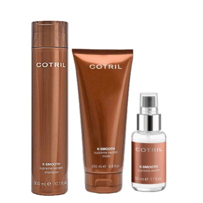 Cotril K-Smooth Pack (Shampoo 300ml+Máscara 200ml+Sérum)