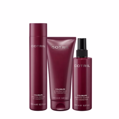 A tecnologia inovadora com ETERNITY COLORTM* tem uma ação antioxidante; os óleos de noz kukui e semente de chia ajudam a manter o brilho da cor, protegendo da oxidação causada pelos raios ultravioleta. O cabelo fica mais sedoso, com uma cor radiante e brilhante. Sem de SLS, SLES. Oferece benefícios protetores ao mesmo tempo que realça a vivacidade da cor. Composto por : (shampoo 300ml +mascara 200ml +leave in 200ml)