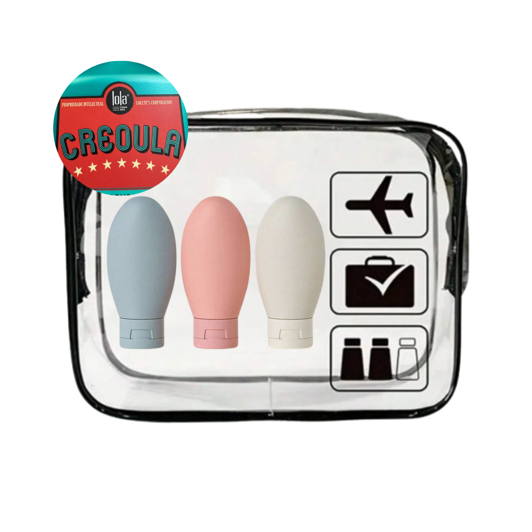 Pack Viagem – Lola Creoula (Shampoo 100ml, Condicionador 100ml e Creme Desembaraçante 100ml)