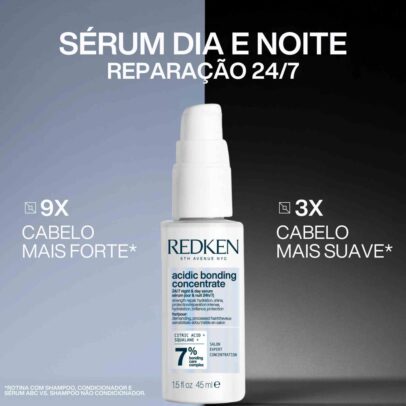 REDKEN- Acidic Bonding Concentrate Sérum 24/7 Dia e Noite 45ML