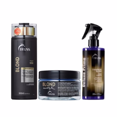 Truss Blond Shampoo 300ml+ Máscara 180g+ Máscara Liquida Blond 260 ml