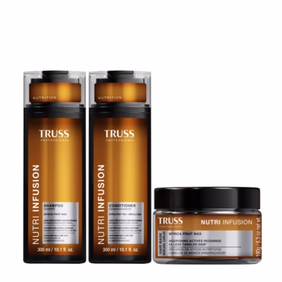Truss Nutri Infusion Shampoo 300ml+ Condicionador 300ml+ Máscara 180g