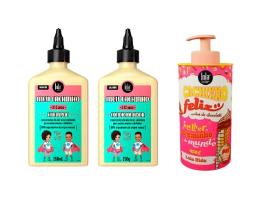 Pack Meu Cachinho (Shampoo 250ml + Condicionador 250ml + Cachinho feliz sorbet C 450g)