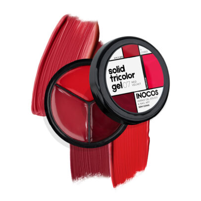 INOCOS - Solid Tricolor Gel INOCOS 07 Red Velvet