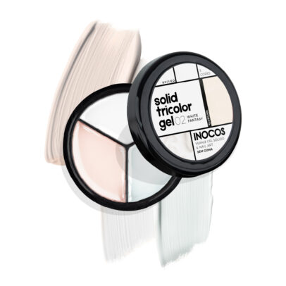 INOCOS - Solid Tricolor Gel INOCOS 02 White Fantasy