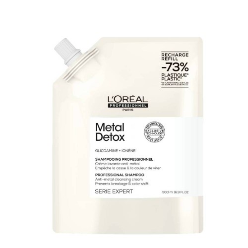 L'Oréal Metal Detox Shampoo Reffil 500 ml