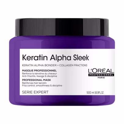 L'Oréal Keratin Alpha Sleek Máscara 500ml