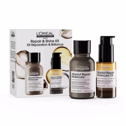 L’Oréal Absolut Repair Molecular Kit Duo Mini (Shampoo 100 ml + Óleo 30 ml)