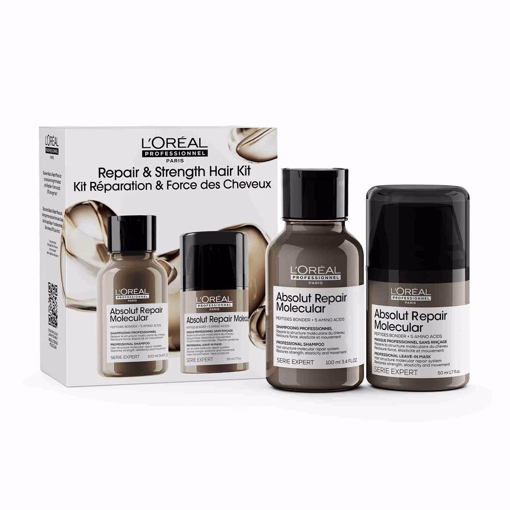 L’Oréal Absolut Repair Molecular Kit Duo Mini (Shampoo 100 ml + Leave in 50 ml)