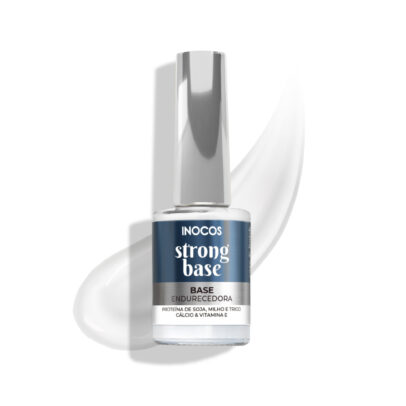 INOCOS – Base Endurecedora Strong Base Base Endurecedora de verniz para unhas enfraquecidas REF. 91.30.004 Strong Base, a Base Endurecedora para Verniz Clássico e Like Gel. Com proteína de soja, milho, trigo, cálcio e vitamina E, a base INOCOS tornará as tuas unhas mais fortes e saudáveis. Ideal para uso frequente com a Gama de Verniz Clássico e Like Gel INOCOS. Seca ao ar. Detalhes: Quantidade: 11ml Modo de uso: Aplicar na unha antes da cor de Verniz Clássico ou Like Gel. Secar ao ar. Como tratamento: Aplicar 1 ou 2 camadas, surante 7-8 dias, uma vez ao dia. Durante o tratamento, deixar a unha ao natural.