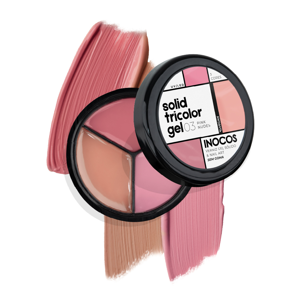 INOCOS - Solid Tricolor Gel INOCOS 03 Pink Nudes