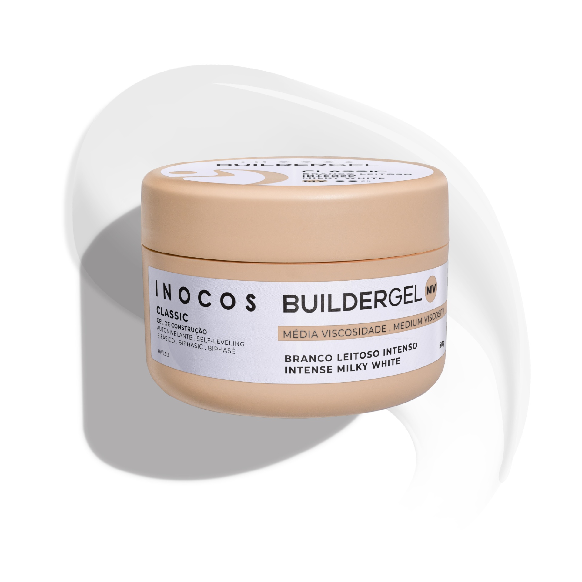 INOCOS - BUILDER GEL CLASSIC BRANCO LEITOSO INTENSO MV 50g