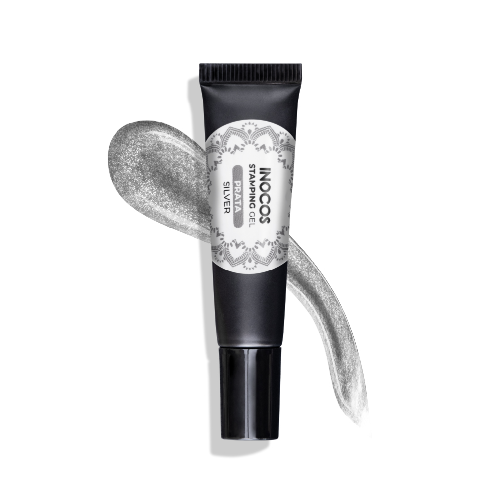 INOCOS - STAMPING GEL INOCOS 4 PRATA 8ml