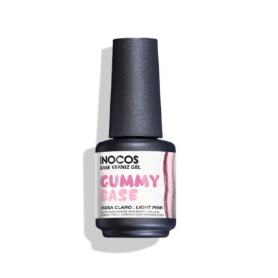 INOCOS - Verniz Gel Gummy Base Rosa Claro 15ml