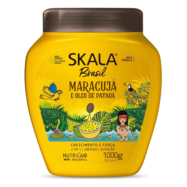 Skala Creme de Tratamento Brasil Maracuja e Oleo Pataua 1000g
