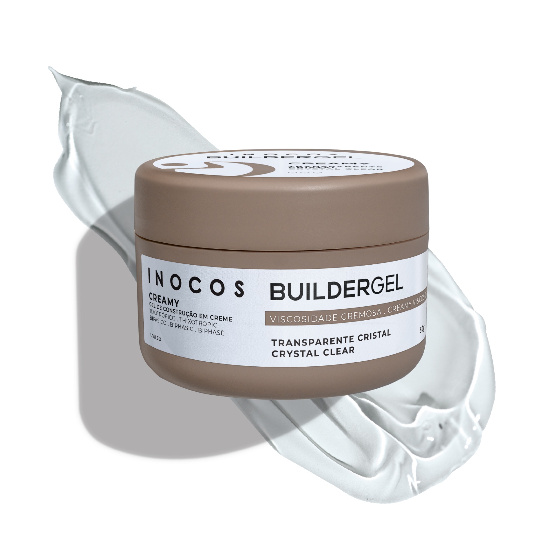 INOCOS - BUILDER GEL CREAMY TRANSPARENTE CRISTAL 50g