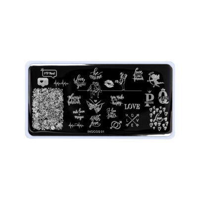 INOCOS - Placa de Carimbos INOCOS 1 LOVE