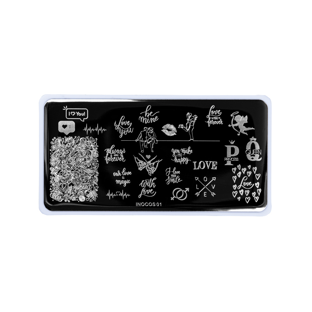 INOCOS - Placa de Carimbos INOCOS 1 LOVE