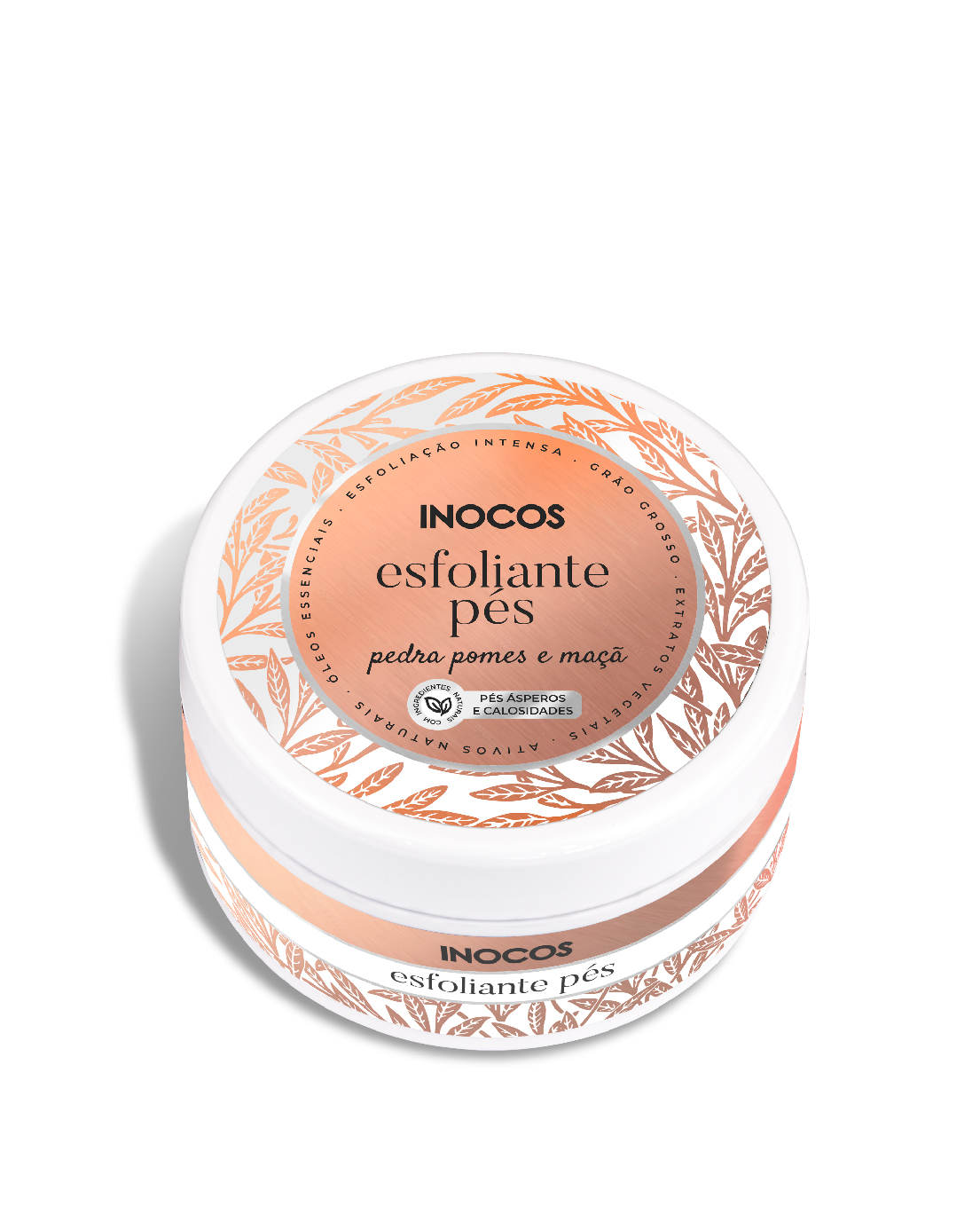 INOCOS - Creme Esfoliante de Pés Pedra Pommes Maça 500ml