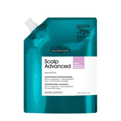 L’Oréal Scalp Advanced Antidesconforto Shampoo Reffil 500 ml