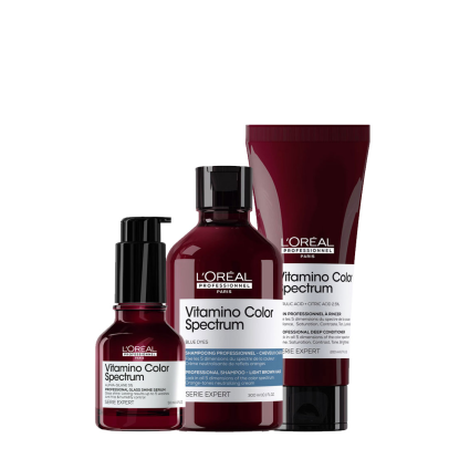 L’oreal Kit Vitamino Color Spectrum Shampoo 300ml + Condicionador 200ml + Sérum 50ml