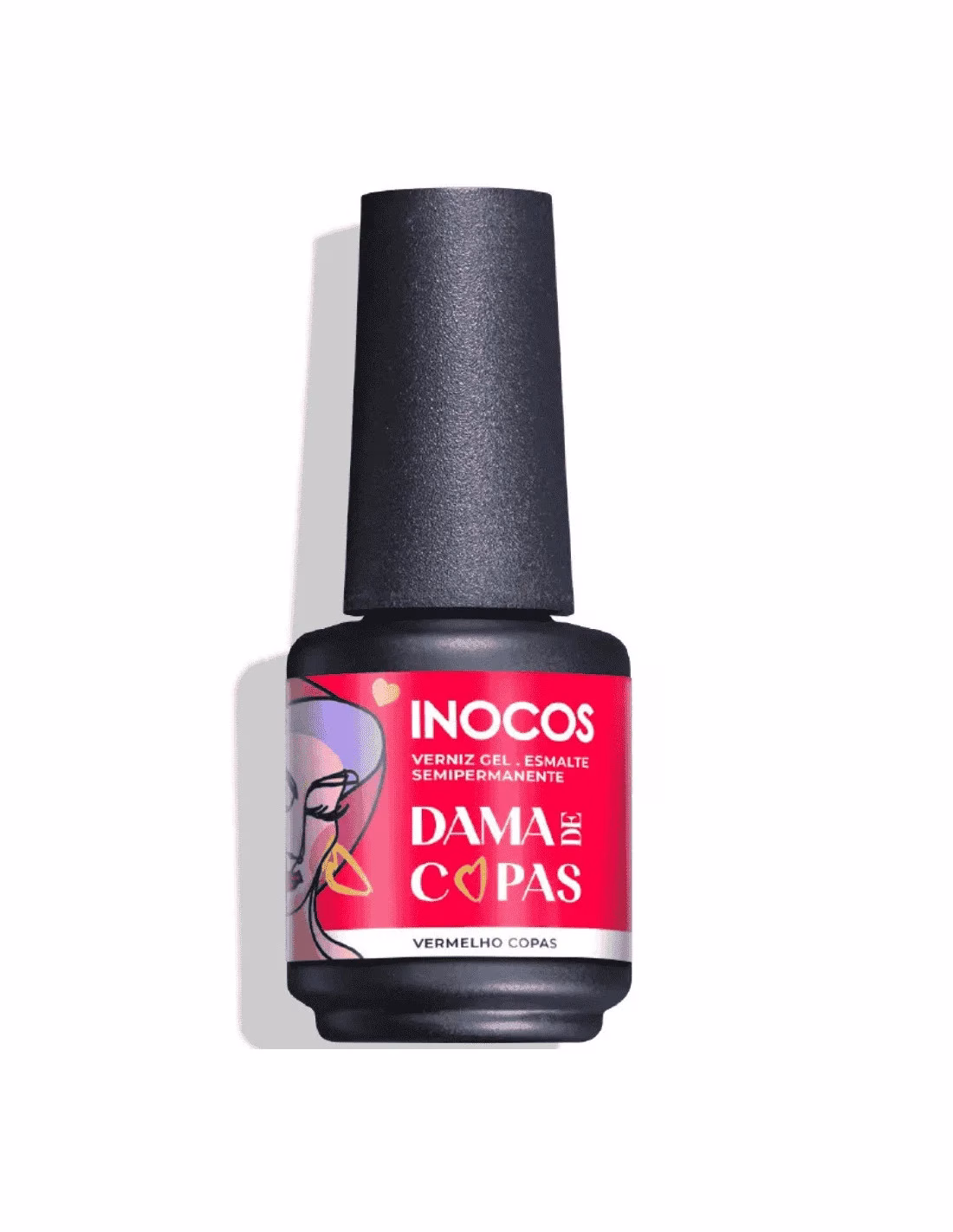 INOCOS - Verniz Gel QH1 Dama de Copas 15 ml