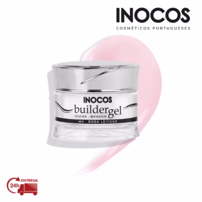 INOCOS - GEL CONSTRUÇÃO ROSA LEITOSO MV, 50gr