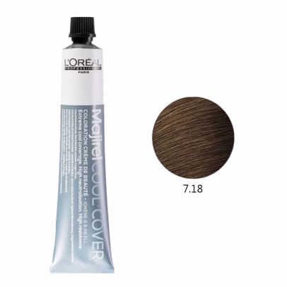 L’oréal Pro - Majirel Cool Cover 7.18 Moca