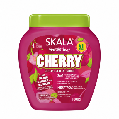 Skala Creme de Tratamento e Leave-in Frutástica Cereja 1000g