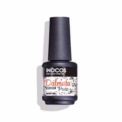 INOCOS- Top Coat INOCOS Dálmata Preto Brilho