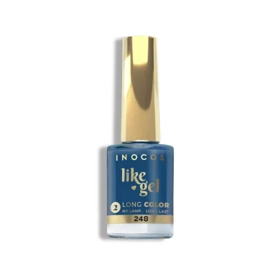 INOCOS - Like Gel 248 Azul Intenso Verniz Efeito Gel de Alta Duração REF. 91.26.155 Apresentamos-te o Like Gel INOCOS 248 Azul Intenso da Coleção Natura Lovers Aqua Edition. Cor Azul Intenso. Detalhes: Verniz Vegan Quantidade: 11ml Modo de uso: Verniz Efeito Gel de secagem rápida ao ar de longa duração. Utiliza os complementos Like Gel para uma duração até 2 semanas. PRECAUÇÕES: USO EXTERNO. INFLAMÁVEL. AGITAR ANTES DE USAR. ARMAZENAR NA VERTICAL, EM LOCAL FRESCO AO ABRIGO DA LUZ. MANTER FORA DO ALCANCE DAS CRIANÇAS.