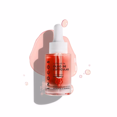 INOCOS - Óleo de Cutículas de Morango 15ml Cutículas saudáveis e hidratadas. REF. 91.10.049 Nutre e hidrata as tuas cutículas com o Óleo de Cutículas INOCOS de Morango. Com óleo de amêndoas doces, ter as cutículas saudáveis nunca foi tão fácil. Detalhes: Quantidade: 15ml Modo de uso: Após a finalização da unha aplicar 1 gota de Óleo de Cutículas junto à cutícula e massajar até que seja absorvido.