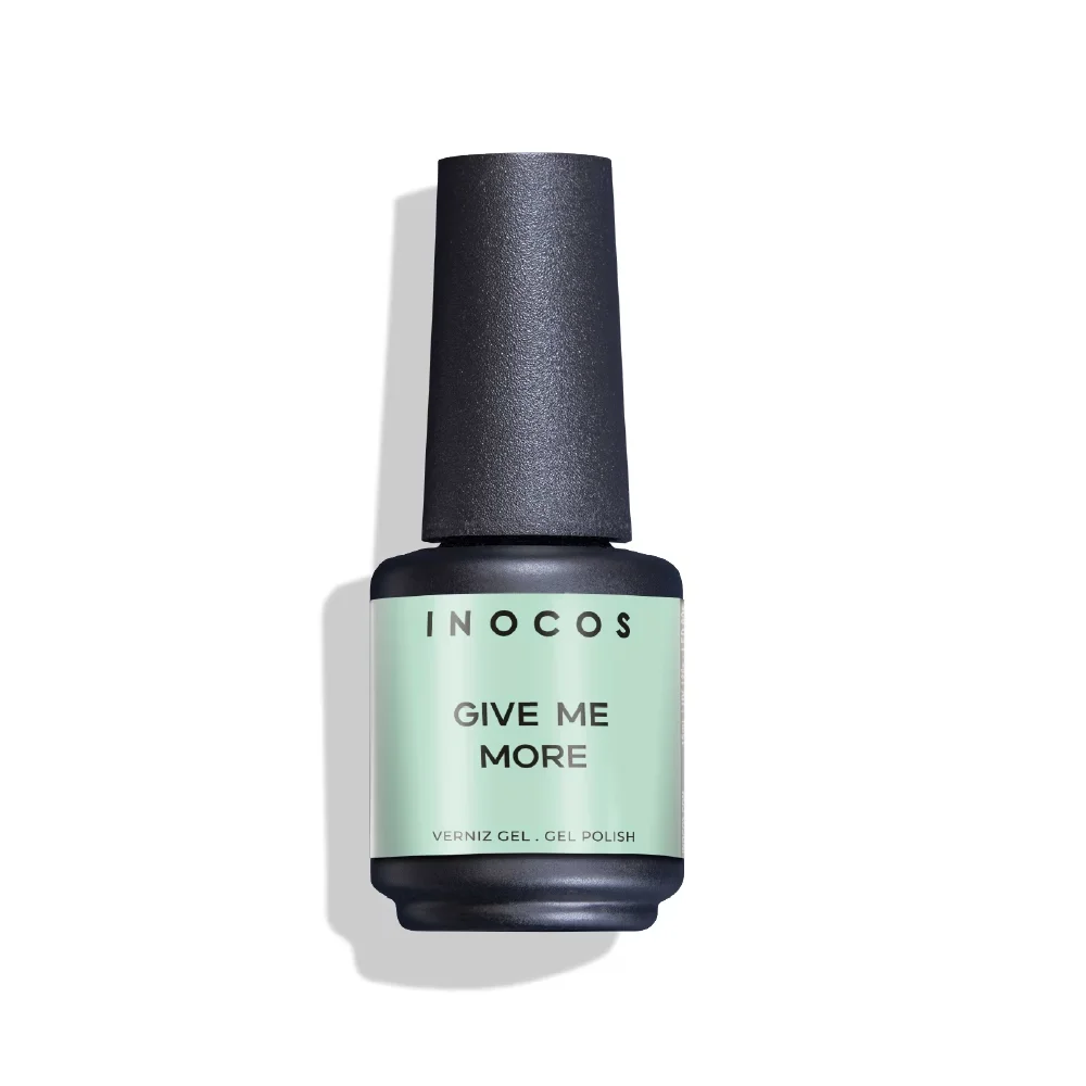 INOCOS - Verniz Gel Give me More Verniz Gel Verde com fórmula duradoura e pigmentada REF. 91.18.388 Apresentamos-te o Verniz Gel INOCOS Give me More da Coleção Sex on the Beach. Cor Verde. Detalhes: Verniz Gel Vegan & Cruelty Free Quantidade: 15ml Modo de uso: Após a aplicação da Base, aplica uma ou duas camadas finas de Verniz Gel. Catalisa em Lâmpada UV (160s) ou LED (60s).