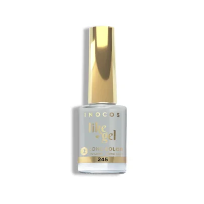 INOCOS - Like Gel 245 Azul Sereno Verniz Efeito Gel de Alta Duração REF. 91.26.152 Apresentamos-te o Like Gel INOCOS 245 Azul Sereno da Coleção Natura Lovers Aqua Edition. Cor Azul Sereno. Detalhes: Verniz Vegan Quantidade: 11ml Modo de uso: Verniz Efeito Gel de secagem rápida ao ar de longa duração. Utiliza os complementos Like Gel para uma duração até 2 semanas. PRECAUÇÕES: USO EXTERNO. INFLAMÁVEL. AGITAR ANTES DE USAR. ARMAZENAR NA VERTICAL, EM LOCAL FRESCO AO ABRIGO DA LUZ. MANTER FORA DO ALCANCE DAS CRIANÇAS.