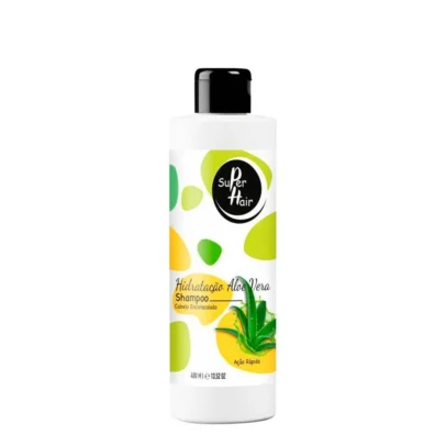 Super Hair Champô Hidratação Aloe Vera Cabelo Encaracolado 400ml