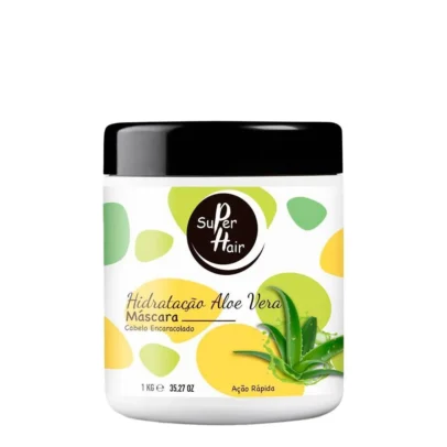 Super Hair Máscara Hidratação Aloe Vera Cabelo Encaracolado 1Kg