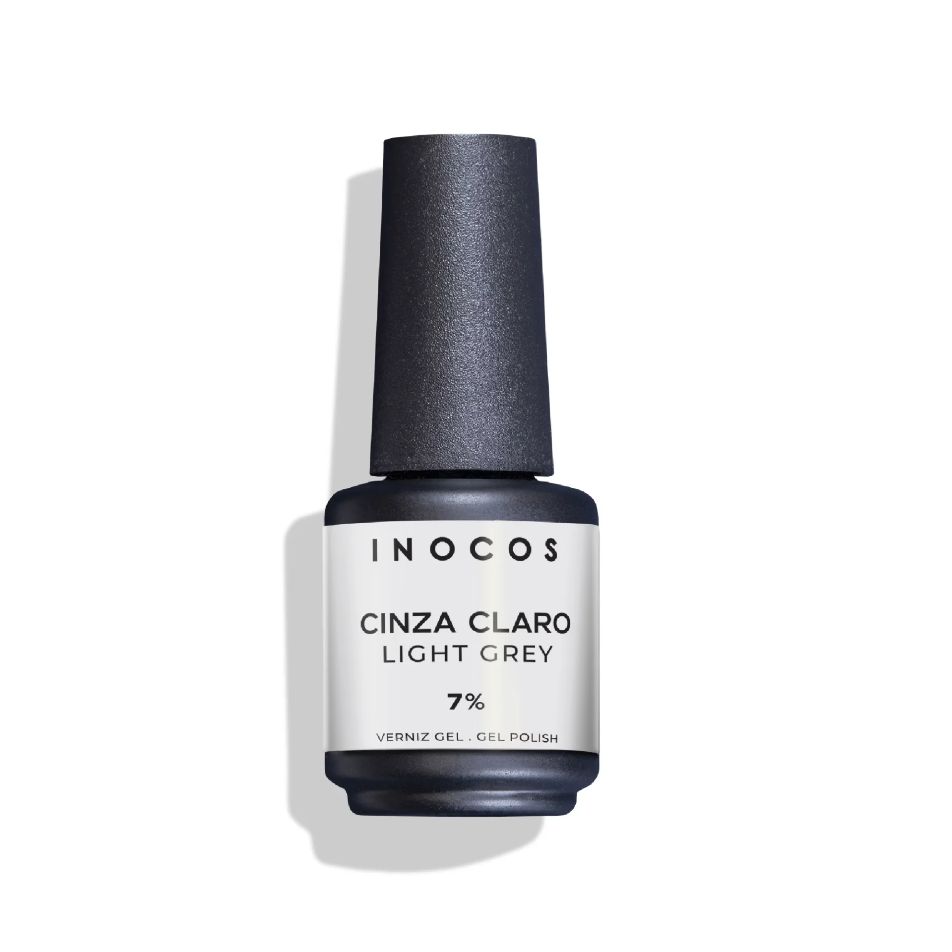 INOCOS - Verniz Gel Cinza Claro 7% Verniz Gel com fórmula duradoura e pigmentada REF. 91.18.419 Apresentamos-te o Verniz Gel INOCOS Cinza Claro 7% da Coleção You&Me. Cor Cinza. Detalhes: Verniz Gel Vegan & Cruelty Free Quantidade: 15ml Modo de uso: Após a aplicação da Base, aplica uma ou duas camadas finas de Verniz Gel. Catalisa em Lâmpada UV (160s) ou LED (60s).