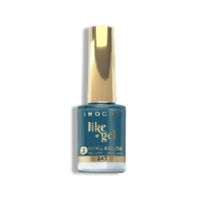 INOCOS - Like Gel 247 Azul Oceano Verniz Efeito Gel de Alta Duração REF. 91.26.154 Apresentamos-te o Like Gel INOCOS 247 Azul Oceano da Coleção Natura Lovers Aqua Edition. Cor Azul Oceano. Detalhes: Verniz Vegan Quantidade: 11ml Modo de uso: Verniz Efeito Gel de secagem rápida ao ar de longa duração. Utiliza os complementos Like Gel para uma duração até 2 semanas. PRECAUÇÕES: USO EXTERNO. INFLAMÁVEL. AGITAR ANTES DE USAR. ARMAZENAR NA VERTICAL, EM LOCAL FRESCO AO ABRIGO DA LUZ. MANTER FORA DO ALCANCE DAS CRIANÇAS.