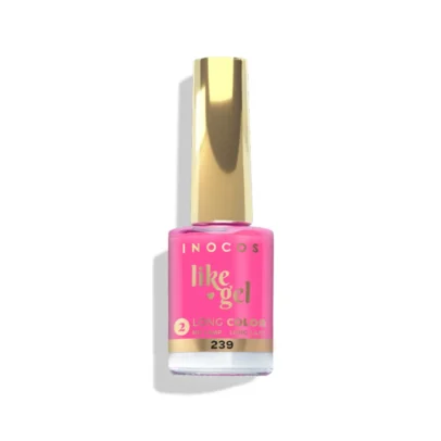 INOCOS - Like Gel 239 Rosa Fuchsia Néon Verniz Efeito Gel de Alta Duração REF. 91.26.146 Apresentamos-te o Like Gel INOCOS 239 Rosa Fuchsia Néon da Coleção Época Alta. Cor Rosa. Detalhes: Verniz Vegan Quantidade: 11ml Modo de uso: Verniz Efeito Gel de secagem rápida ao ar de longa duração. Utiliza os complementos Like Gel para uma duração até 2 semanas. PRECAUÇÕES: USO EXTERNO. INFLAMÁVEL. AGITAR ANTES DE USAR. ARMAZENAR NA VERTICAL, EM LOCAL FRESCO AO ABRIGO DA LUZ. MANTER FORA DO ALCANCE DAS CRIANÇAS.