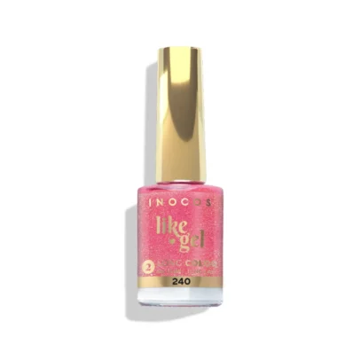 INOCOS - Like Gel 240 Rosa Cintilante Verniz Efeito Gel de Alta Duração REF. 91.26.147 Apresentamos-te o Like Gel INOCOS 240 Rosa Cintilante da Coleção Época Alta. Cor Rosa. Detalhes: Verniz Vegan Quantidade: 11ml Modo de uso: Verniz Efeito Gel de secagem rápida ao ar de longa duração. Utiliza os complementos Like Gel para uma duração até 2 semanas. PRECAUÇÕES: USO EXTERNO. INFLAMÁVEL. AGITAR ANTES DE USAR. ARMAZENAR NA VERTICAL, EM LOCAL FRESCO AO ABRIGO DA LUZ. MANTER FORA DO ALCANCE DAS CRIANÇAS.