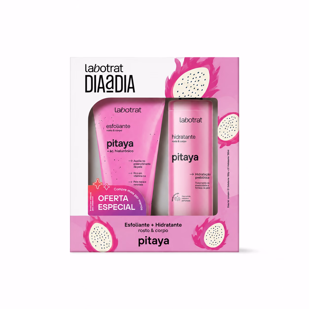 Labotrat – Pack Esfoliante 150g + Hidratante 190ml Pitaya Dia a Dia