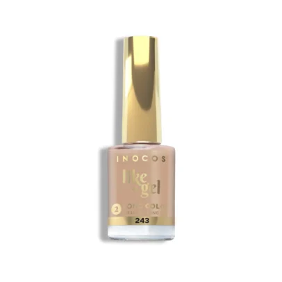 INOCOS - Like Gel 243 Nude Seixo Verniz Efeito Gel de Alta Duração REF. 91.26.150 Apresentamos-te o Like Gel INOCOS 243 Nude Seixo da Coleção Natura Lovers Aqua Edition. Cor Nude Seixo. Detalhes: Verniz Vegan Quantidade: 11ml Modo de uso: Verniz Efeito Gel de secagem rápida ao ar de longa duração. Utiliza os complementos Like Gel para uma duração até 2 semanas. PRECAUÇÕES: USO EXTERNO. INFLAMÁVEL. AGITAR ANTES DE USAR. ARMAZENAR NA VERTICAL, EM LOCAL FRESCO AO ABRIGO DA LUZ. MANTER FORA DO ALCANCE DAS CRIANÇAS.