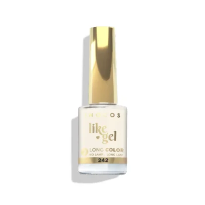 INOCOS - Like Gel 242 Branco Marfim Suave Verniz Efeito Gel de Alta Duração REF. 91.26.149 Apresentamos-te o Like Gel INOCOS 242 Branco Marfim Suave da Coleção Época Alta. Cor Branco. Detalhes: Verniz Vegan Quantidade: 11ml Modo de uso: Verniz Efeito Gel de secagem rápida ao ar de longa duração. Utiliza os complementos Like Gel para uma duração até 2 semanas. PRECAUÇÕES: USO EXTERNO. INFLAMÁVEL. AGITAR ANTES DE USAR. ARMAZENAR NA VERTICAL, EM LOCAL FRESCO AO ABRIGO DA LUZ. MANTER FORA DO ALCANCE DAS CRIANÇAS.