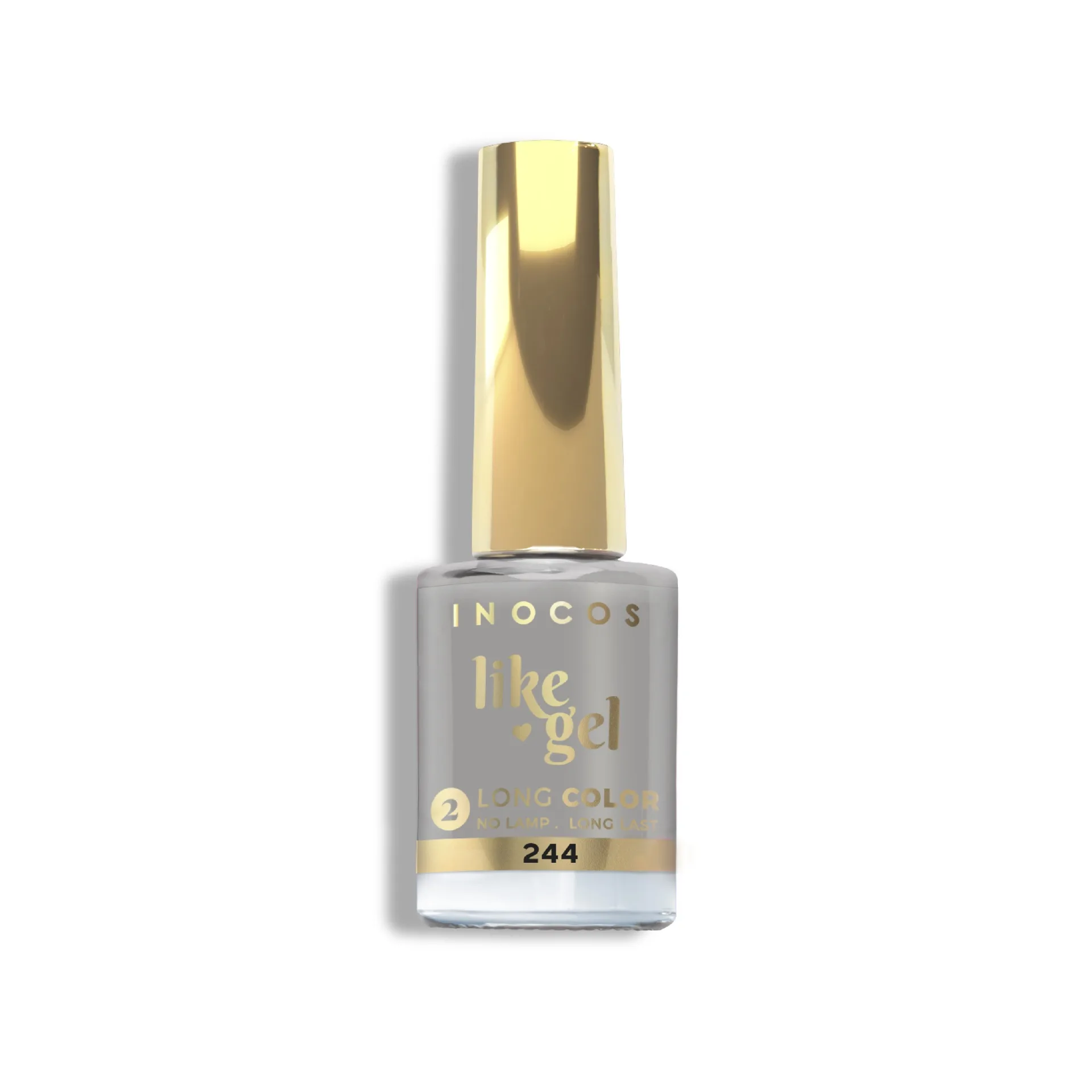 INOCOS - Like Gel 244 Cinza Névoa Verniz Efeito Gel de Alta Duração REF. 91.26.151 Apresentamos-te o Like Gel INOCOS 244 Cinza Névoa da Coleção Natura Lovers Aqua Edition. Cor Cinza Névoa. Detalhes: Verniz Vegan Quantidade: 11ml Modo de uso: Verniz Efeito Gel de secagem rápida ao ar de longa duração. Utiliza os complementos Like Gel para uma duração até 2 semanas. PRECAUÇÕES: USO EXTERNO. INFLAMÁVEL. AGITAR ANTES DE USAR. ARMAZENAR NA VERTICAL, EM LOCAL FRESCO AO ABRIGO DA LUZ. MANTER FORA DO ALCANCE DAS CRIANÇAS.