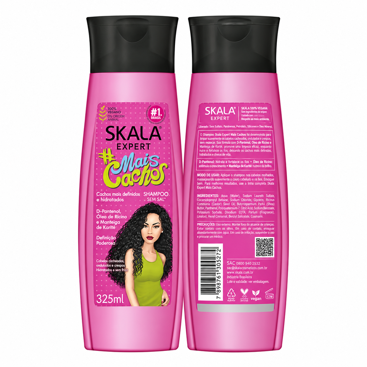 Skala Shampoo Mais Cachos 325ml