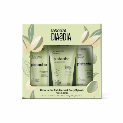 Labotrat – Pack Esfoliante 150g + Hidratante 190ml + Body Splash 190ml Pistache Dia a Dia