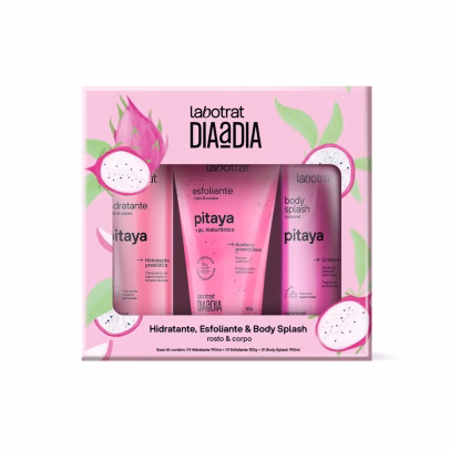 Labotrat – Pack Esfoliante 150g + Hidratante 190ml + Body Splash 190ml Pitaya Dia a Dia
