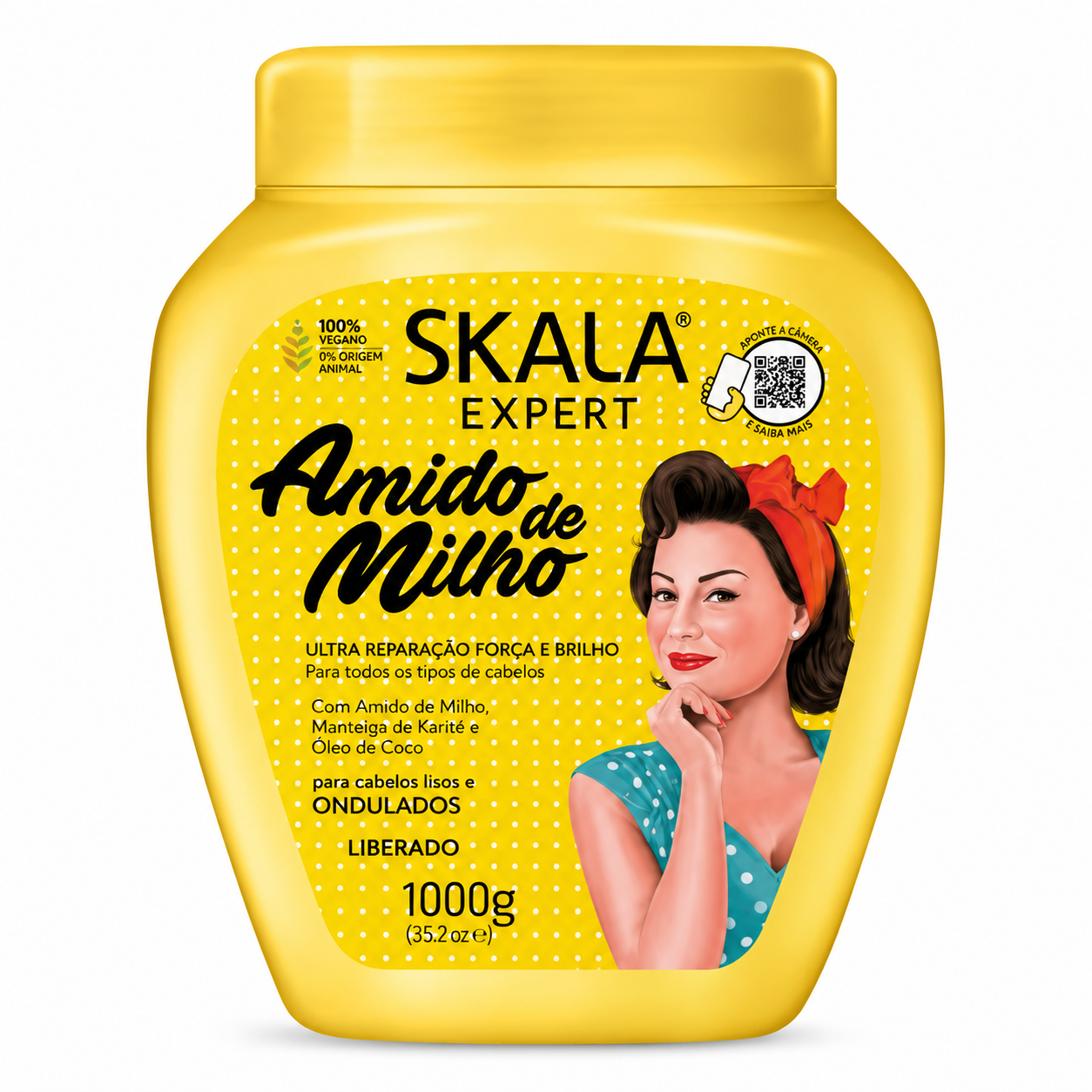 Skala Creme de Tratamento Amido de Milho 1000g
